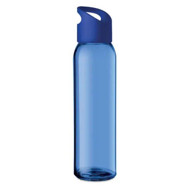 PRAGA Glass bottle 470ml Royal blue