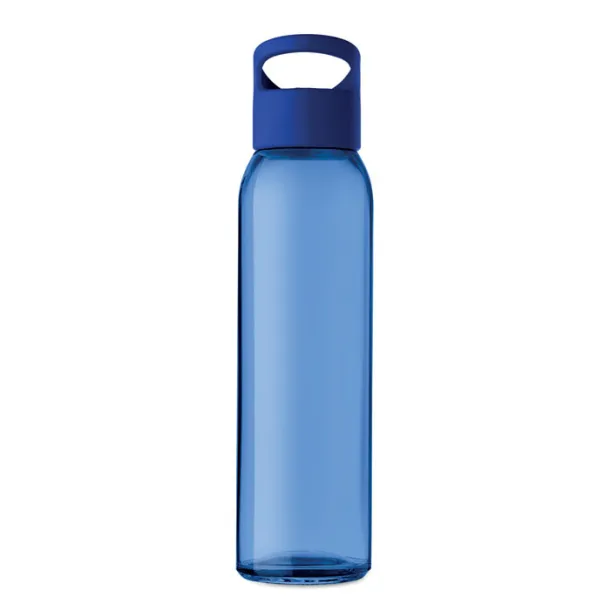 PRAGA Glass bottle 470ml Royal blue