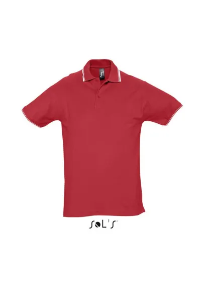  SOL'S PRACTICE MEN - POLO SHIRT - SOL'S Red White