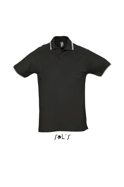  Sol polo majica kratkih rukava, 270 g/m2 - SOL'S Crna Bijela