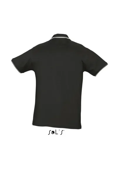  Sol polo majica kratkih rukava, 270 g/m2 - SOL'S Crna Bijela
