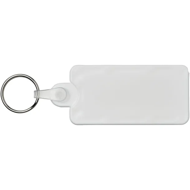 Kym recycled tyre tread check keychain - Unbranded White