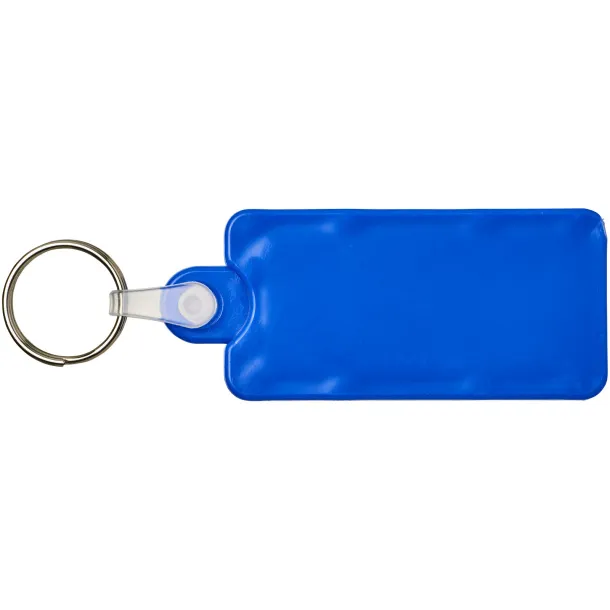 Kym recycled tyre tread check keychain Blue