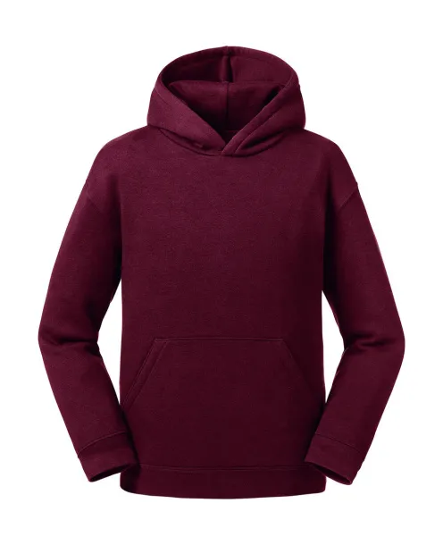  Kids' Authentic Hooded Sweat - Russell  Burgundy