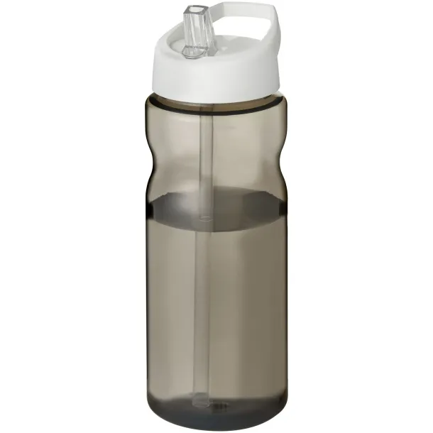 H2O Eco 650 ml spout lid sport bottle Charcoal White