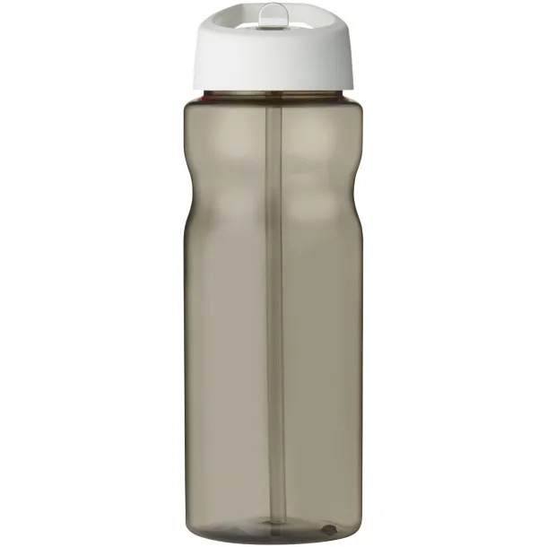 H2O Eco 650 ml spout lid sport bottle Charcoal White