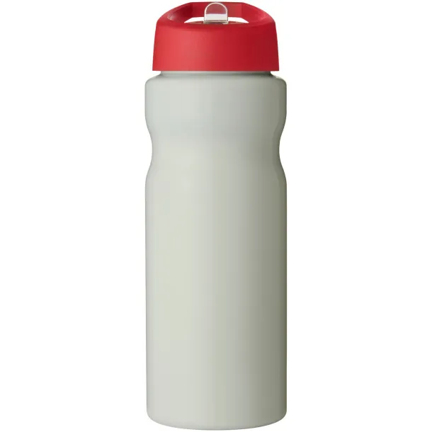 H2O Eco 650 ml spout lid sport bottle Ivory white Red