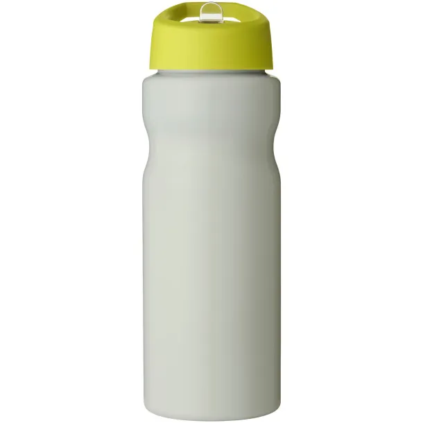 H2O Eco 650 ml spout lid sport bottle Ivory white Lime