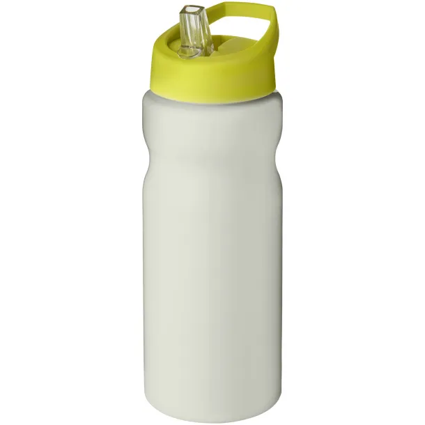 H2O Eco 650 ml spout lid sport bottle Off white Lime