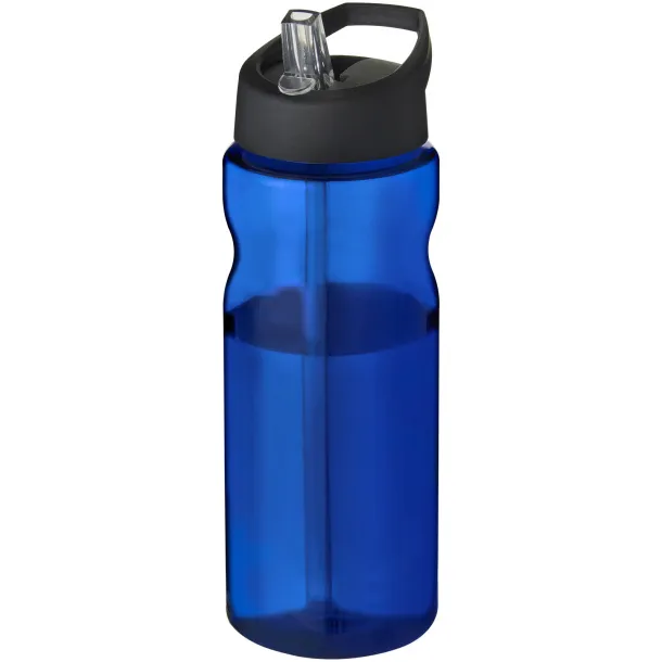 H2O Eco 650 ml spout lid sport bottle Blue Solid black