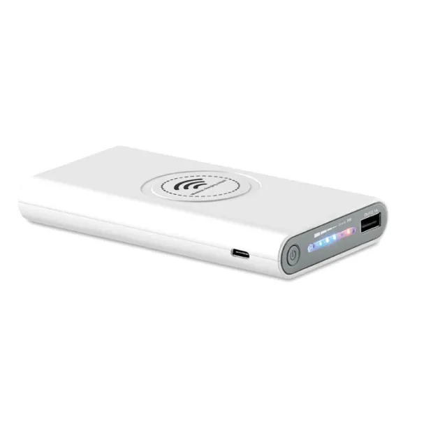 VIGOR bežična prijenosna baterija, 8 000 mAh Bijela