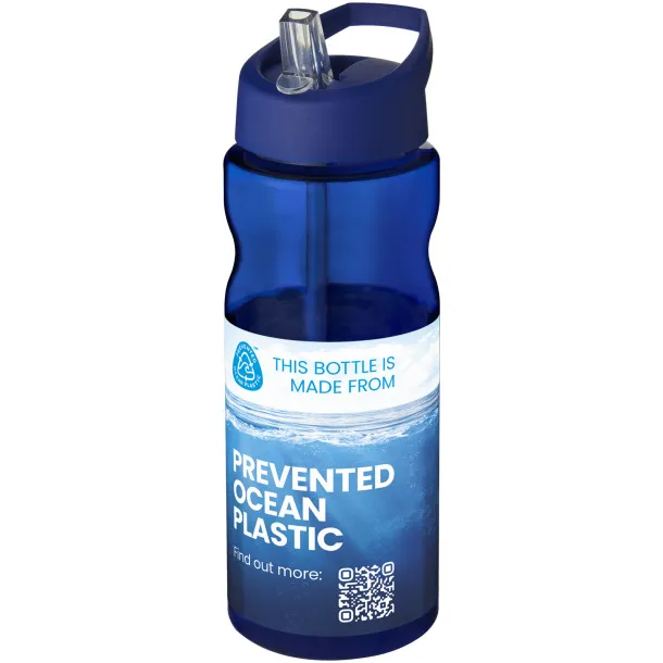 H2O Eco 650 ml spout lid sport bottle Blue