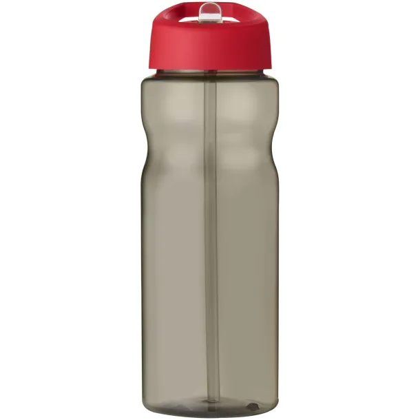 H2O Eco 650 ml spout lid sport bottle Charcoal Red