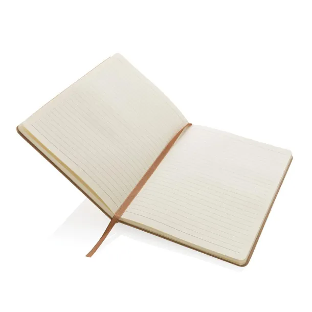  A5 FSC® hardcover notebook - XD Collection Brown 