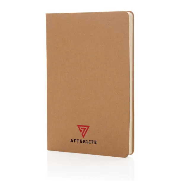  A5 FSC® hardcover notebook - XD Collection Brown 