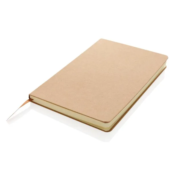  A5 FSC® hardcover notebook - XD Collection Brown 