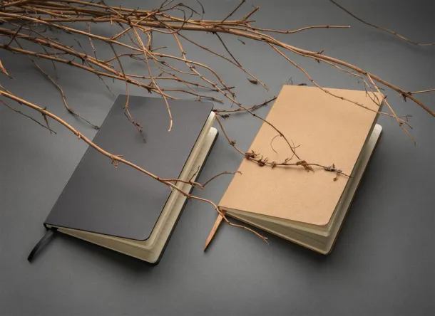  A5 FSC® hardcover notebook - XD Collection Brown 