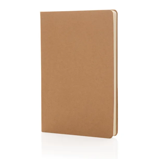  A5 FSC® hardcover notebook - XD Collection Brown 