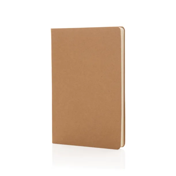  A5 FSC® hardcover notebook - XD Collection Brown 