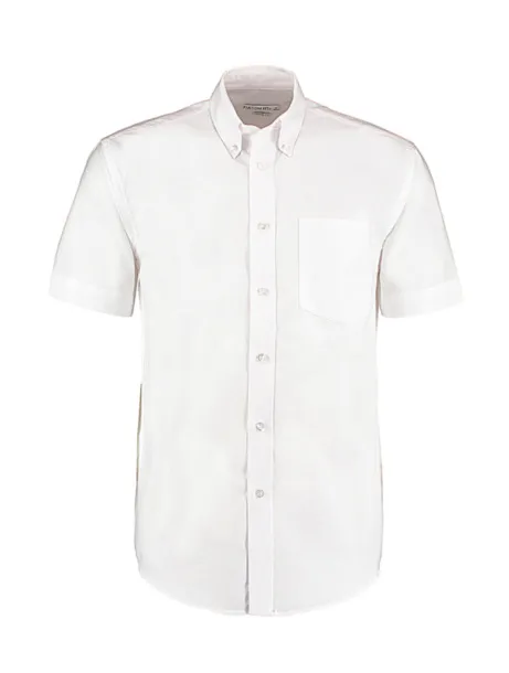  Classic Fit Workwear Oxford Shirt SSL - Kustom Kit Bijela