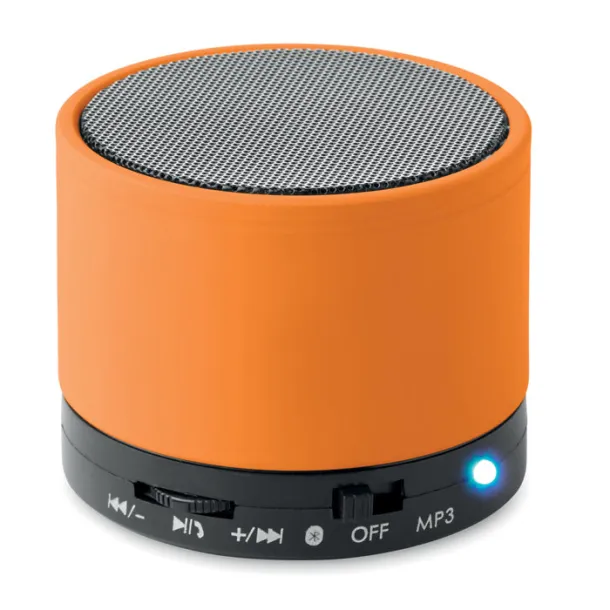 ROUND BASS Round Bluetooth speaker Orange