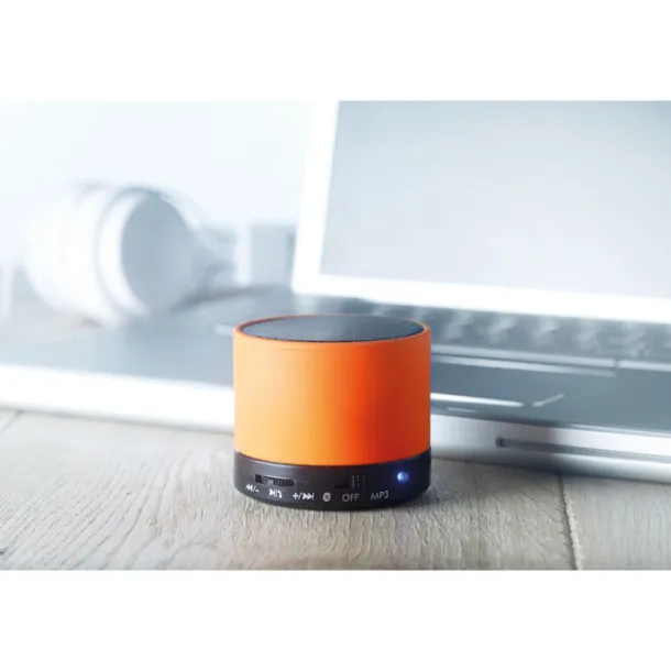 ROUND BASS Round Bluetooth speaker Orange