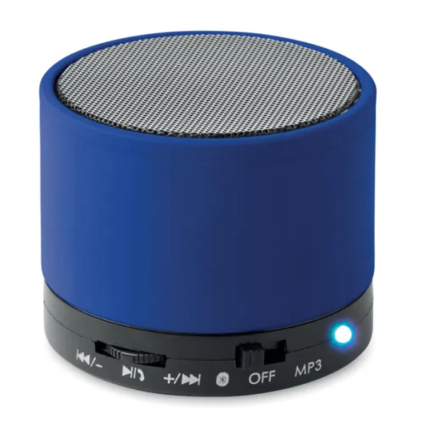 ROUND BASS Round Bluetooth speaker Royal blue