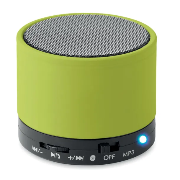 ROUND BASS Round Bluetooth speaker Lime