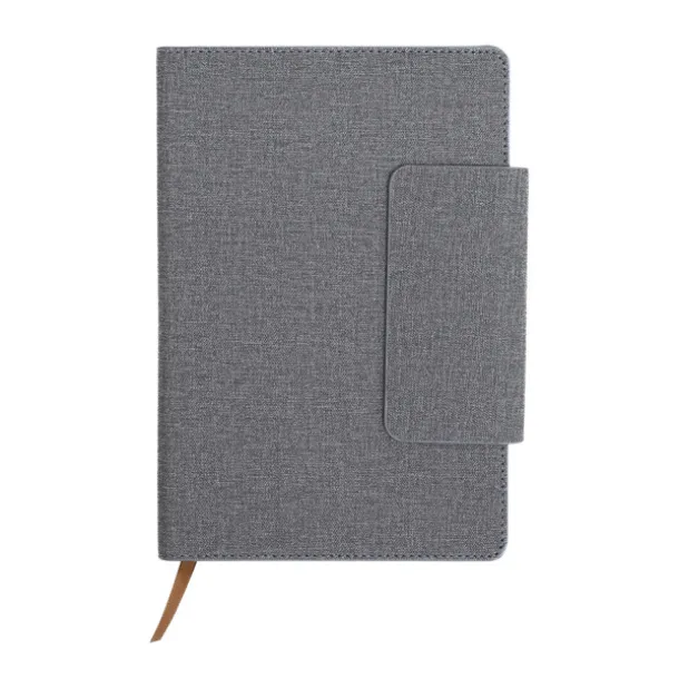 LEGAN notebook with pockets for business cards Grey