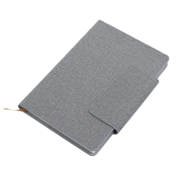 LEGAN notebook with pockets for business cards Grey