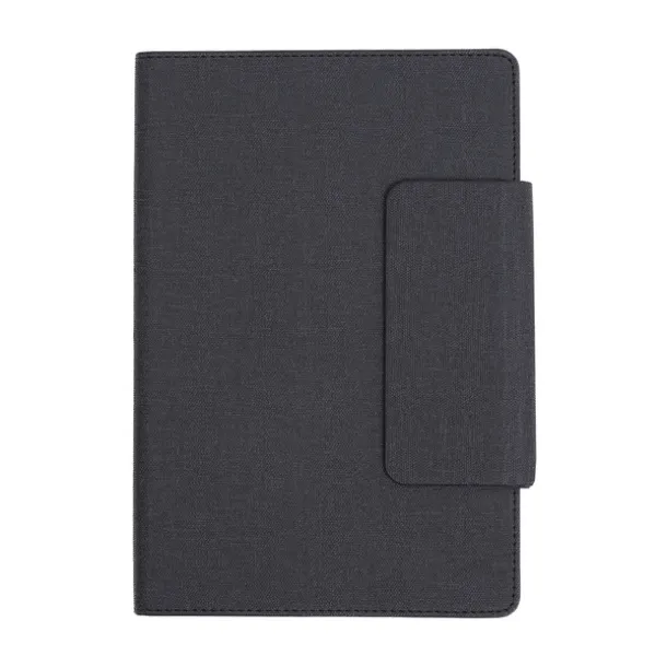 LEGAN notebook with pockets for business cards Black