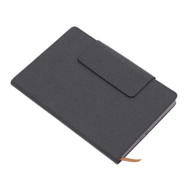 LEGAN notebook with pockets for business cards Black