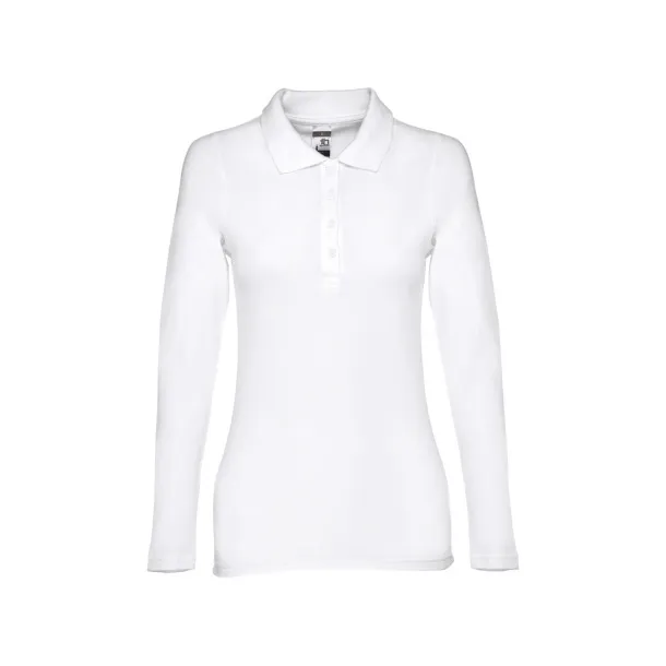 BERN WOMEN Women's long sleeve polo shirt White