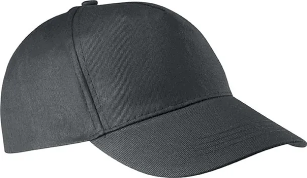  COTTON CAP - 5 PANELS - K-UP Tamno siva