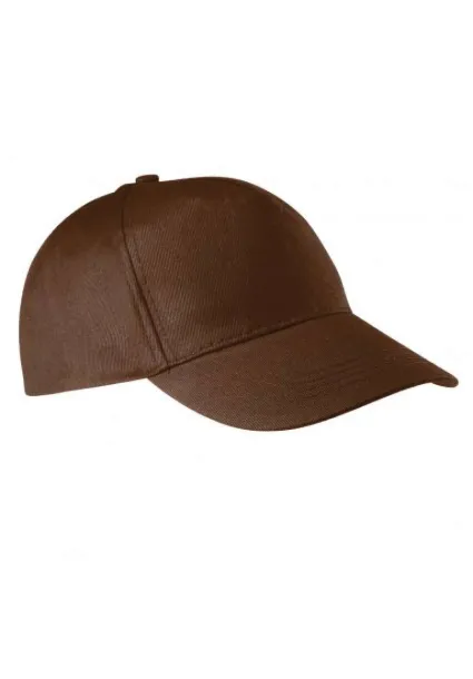  COTTON CAP - 5 PANELS - K-UP Chocolate