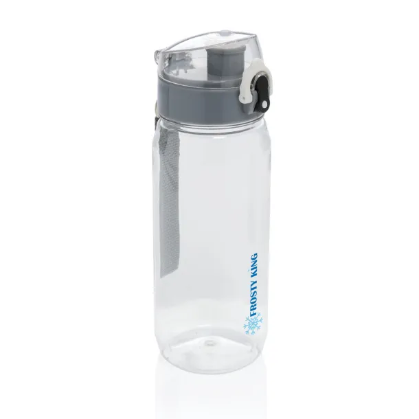  Yide RCS Recycled PET leakproof lockable waterbottle 600ML - XD Collection Transparent 