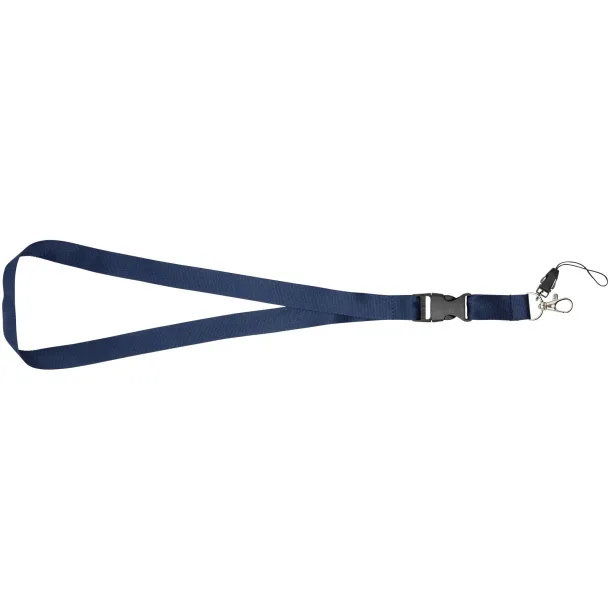 Sagan phone holder lanyard with detachable buckle Navy Blue