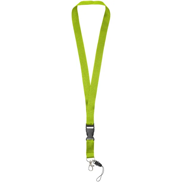 Sagan phone holder lanyard with detachable buckle Lime