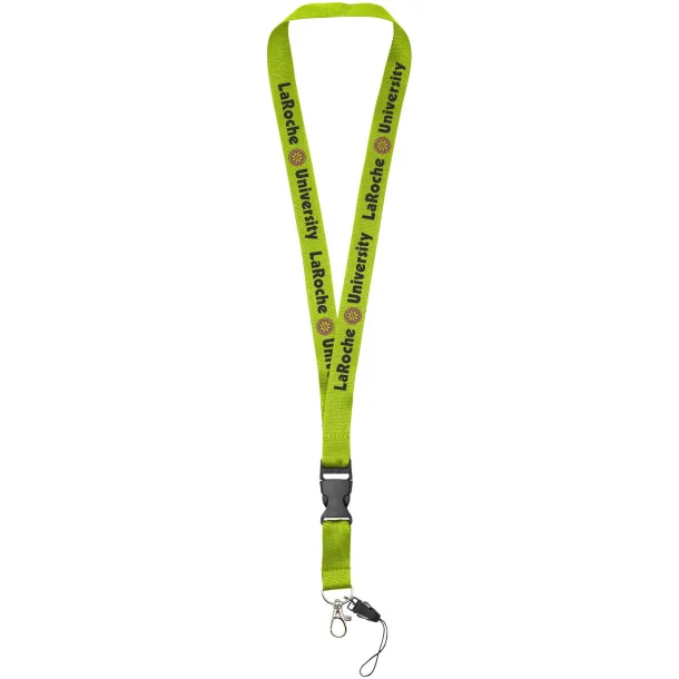 Sagan phone holder lanyard with detachable buckle Lime