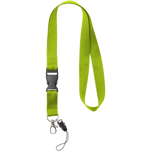 Sagan phone holder lanyard with detachable buckle Lime