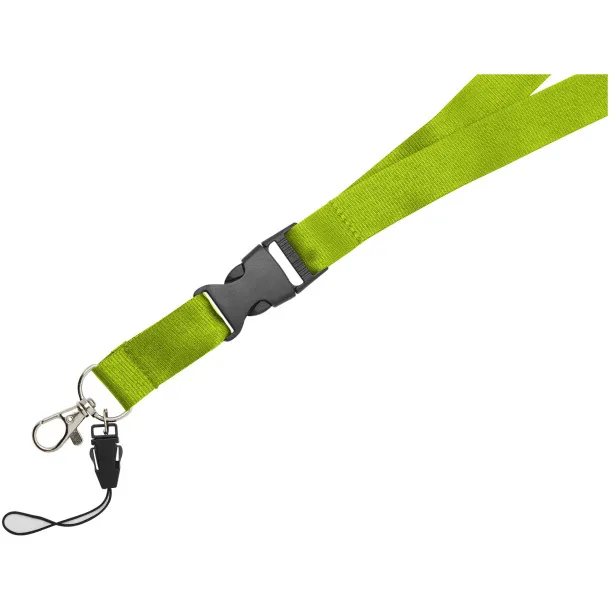 Sagan phone holder lanyard with detachable buckle Lime