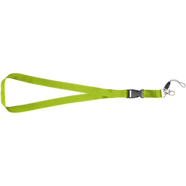 Sagan phone holder lanyard with detachable buckle Lime