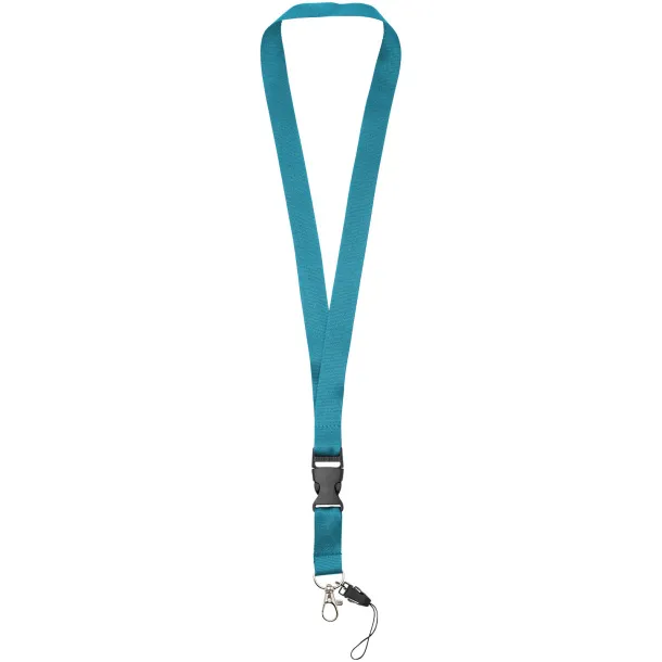 Sagan phone holder lanyard with detachable buckle Process blue