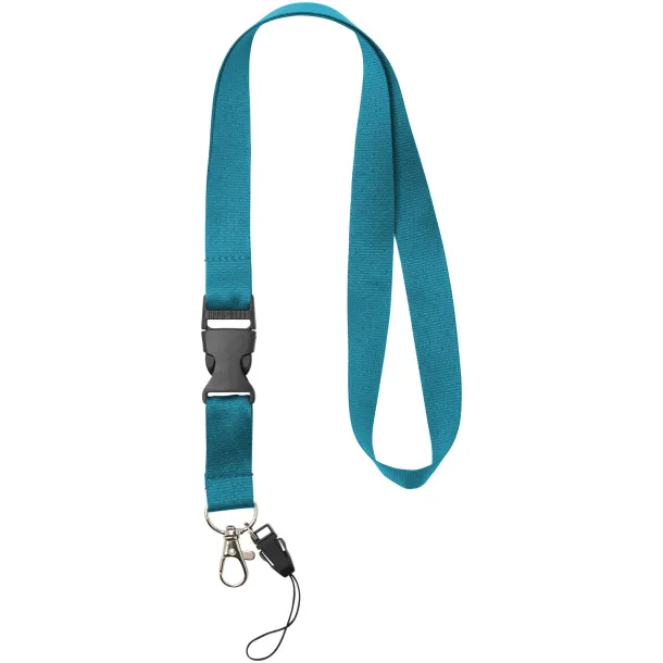 Sagan phone holder lanyard with detachable buckle Process blue