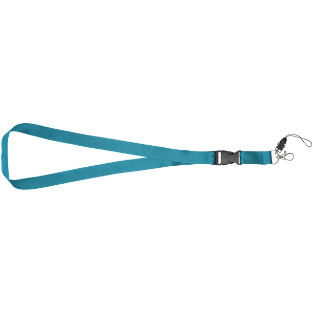 Sagan phone holder lanyard with detachable buckle Process blue