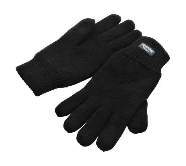  Fully Lined Thinsulate Gloves - Result Winter Essentials Black