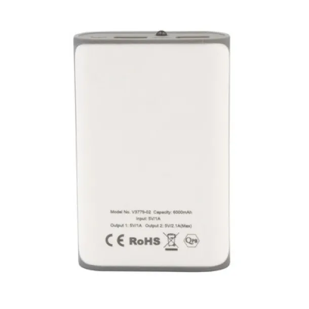  Power bank 6000 mAh white