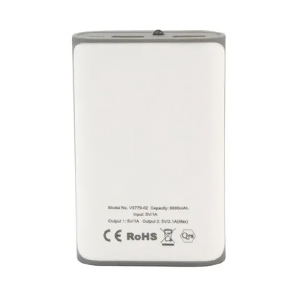  Power bank 6000 mAh white