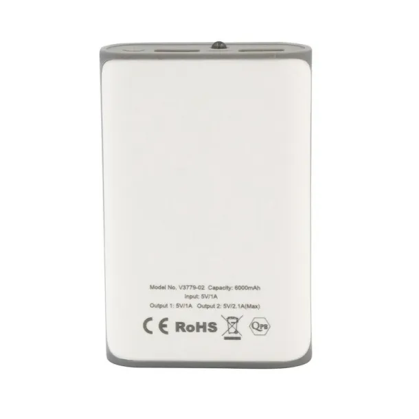  Power bank 6000 mAh white