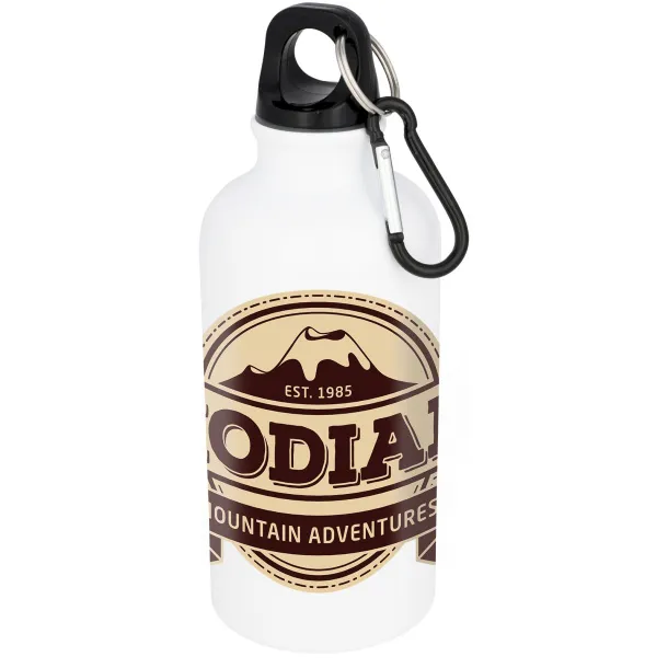 Oregon 400 ml sublimation sport bottle - Bullet White